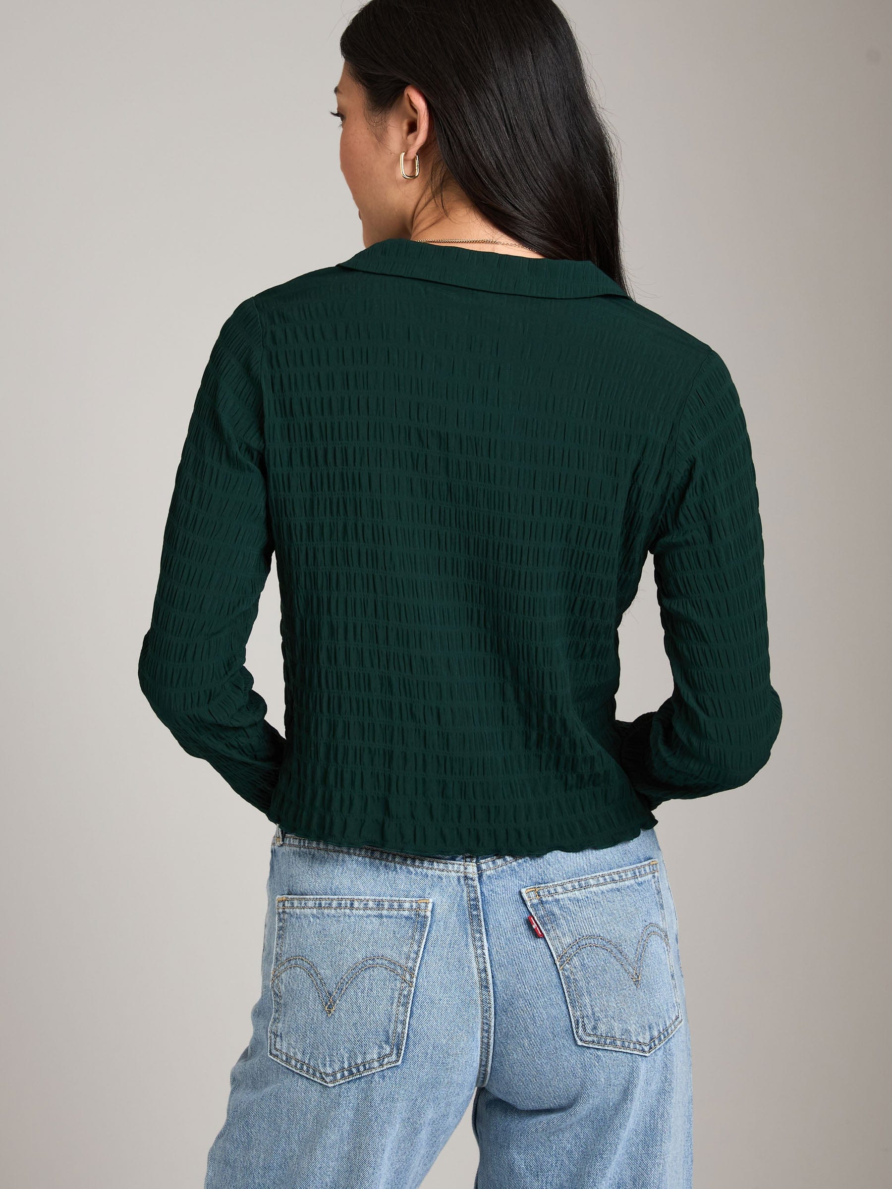 tops - Monk & Lou - Textured Lulu Shirt - PLENTY