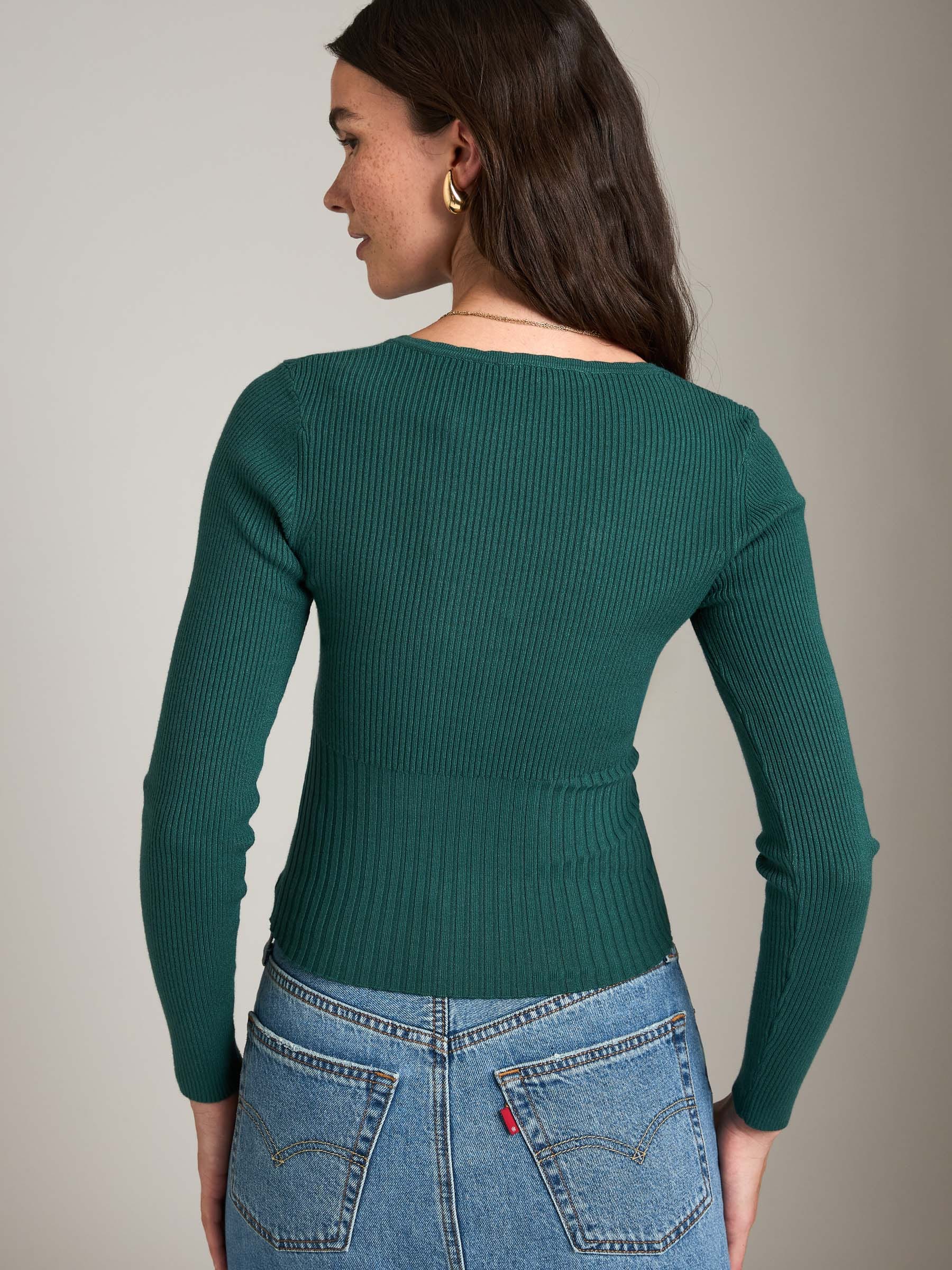 Monk & Lou Sweater Brenda Scallop Neck Sweater