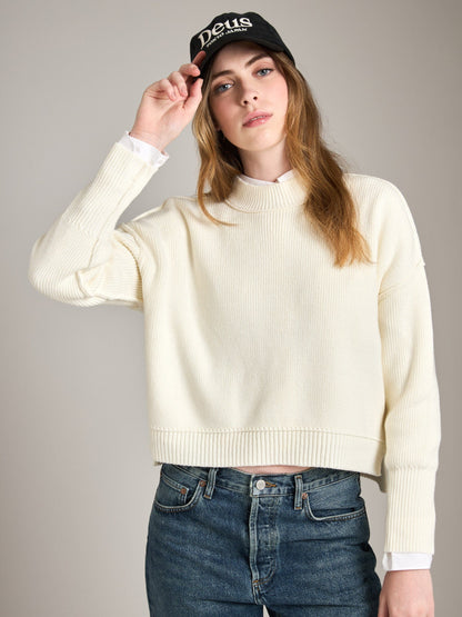 Monk & Lou sweater Ecru / 2XS Eli Pullover