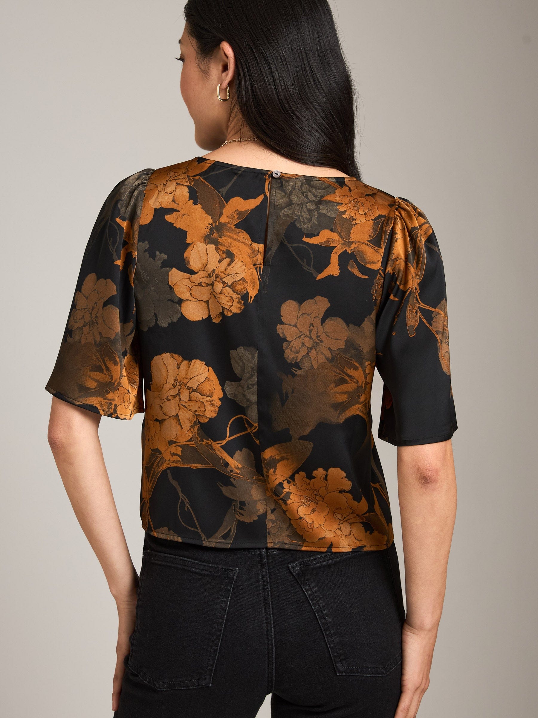 Monk & Lou TOPS Floral Adair Blouse