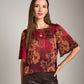 Monk & Lou TOPS Floral Red / 2XS Floral Adair Blouse