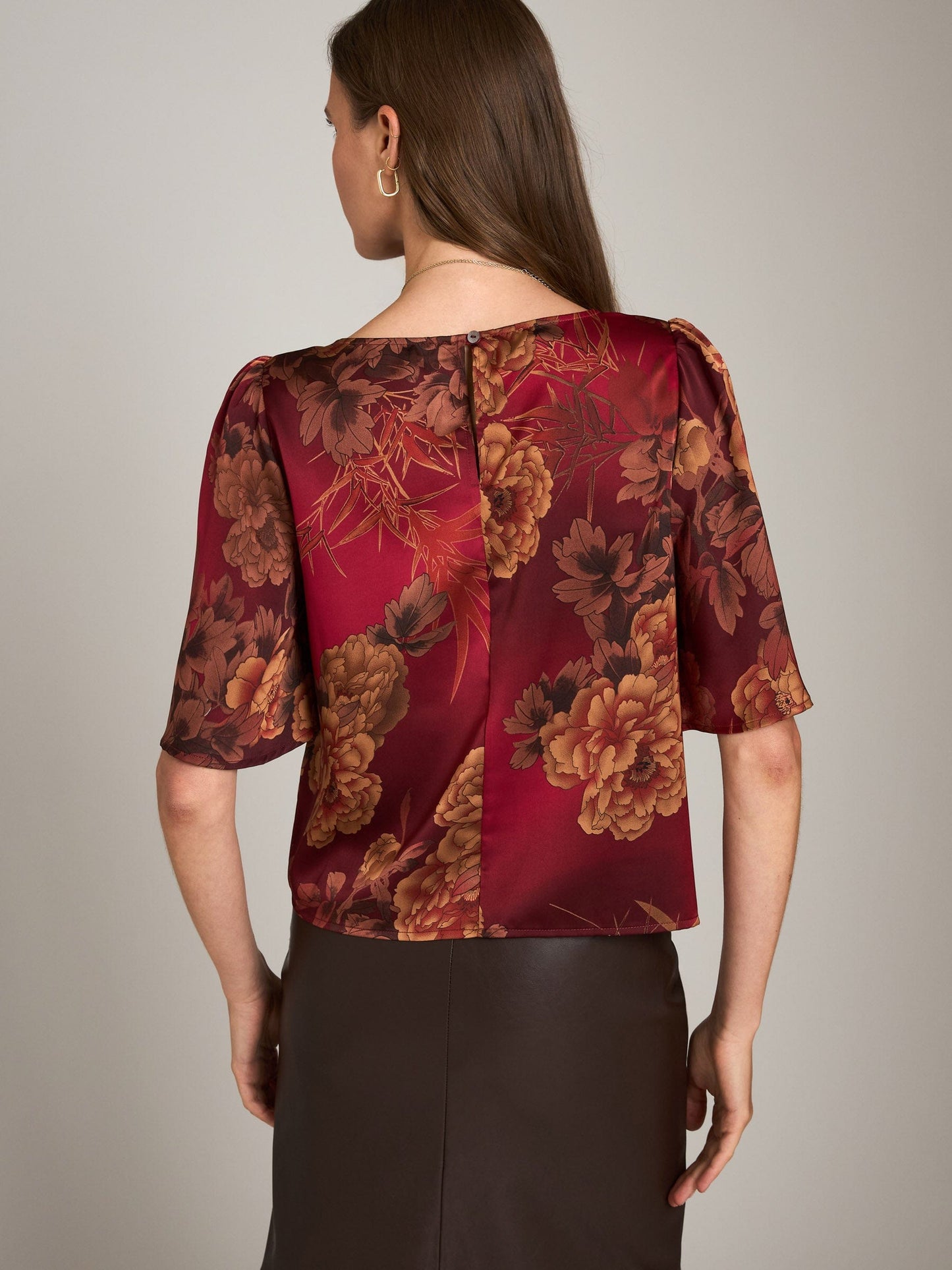 Monk & Lou TOPS Floral Adair Blouse