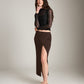 Monk & Lou BOTTOMS Emmy Wrap Maxi Skirt