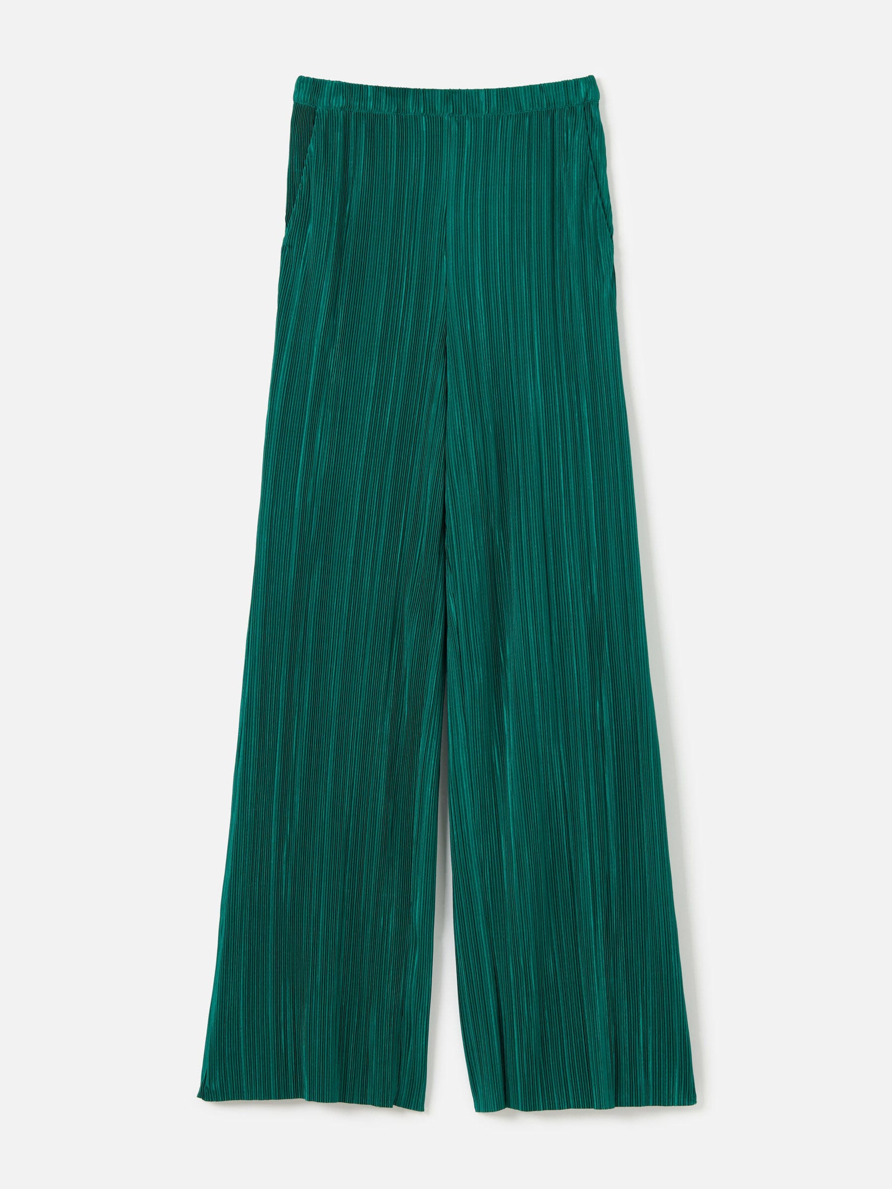 Monk & Lou BOTTOMS Green / 2XS Pleated Dani Wide Trouser