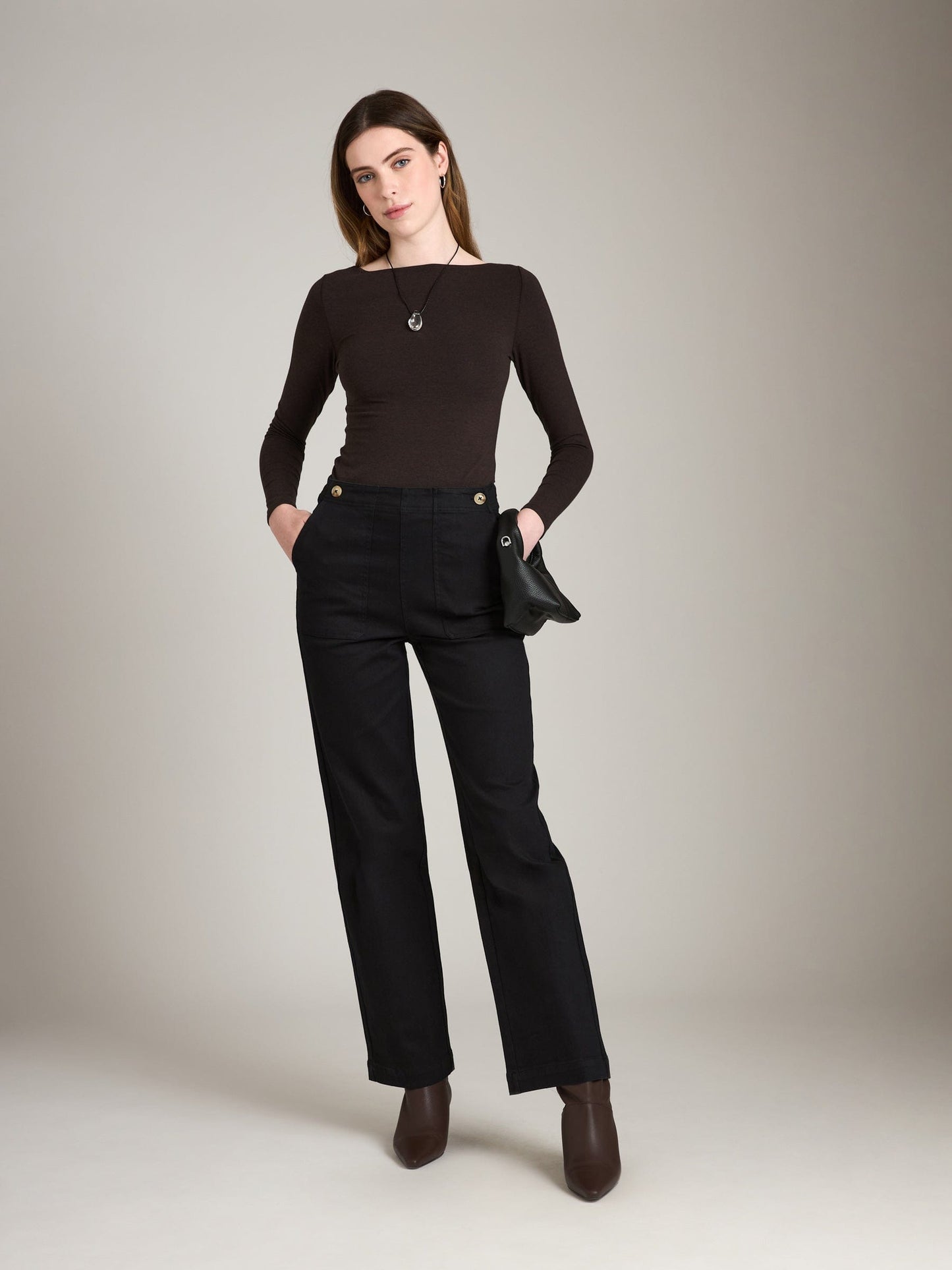 Monk & Lou BOTTOMS Devina Relaxed Pant