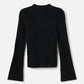 Monk & Lou Sweater Black / XS Tamie Funnel Neck Sweater