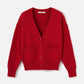 Monk & Lou sweater Red Cherry / 2XS Walden Relaxed Pocket Cardi