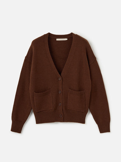 Monk & Lou sweater Toffee / 2XS Walden Relaxed Pocket Cardi