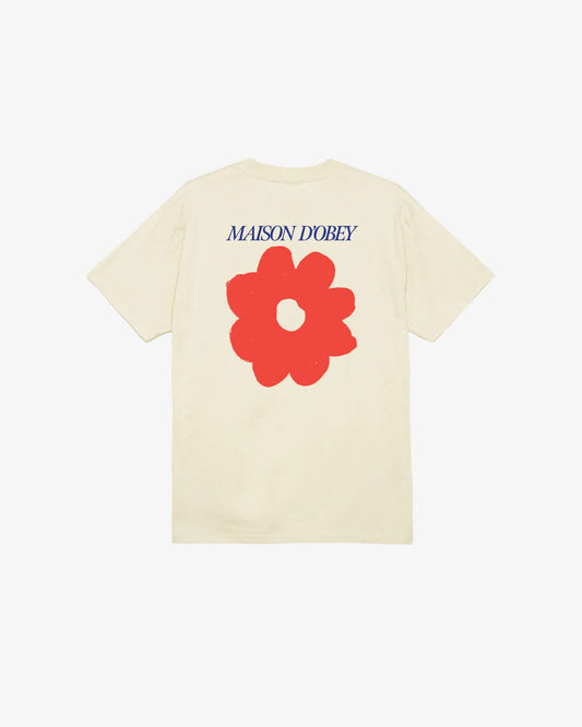 Obey M TOPS Cream / S Maison D'Obey Tee