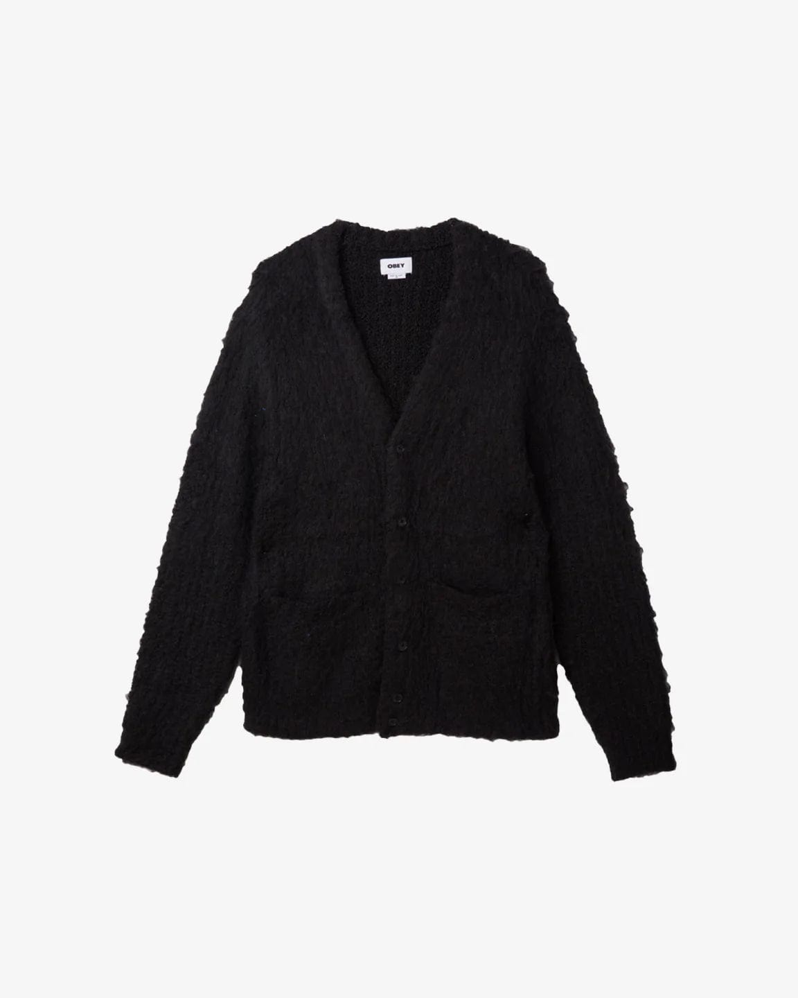 Obey m sweaters Black / S Obey Patron Cardigan