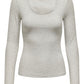 tops - Only - Choice 2-Way Scoop Neck Long Sleeve - PLENTY