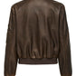 Only OUTERWEAR Halli Faux Leather Bomber