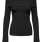 Only TOPS Black / XS Jayden Off Shoulder Knit