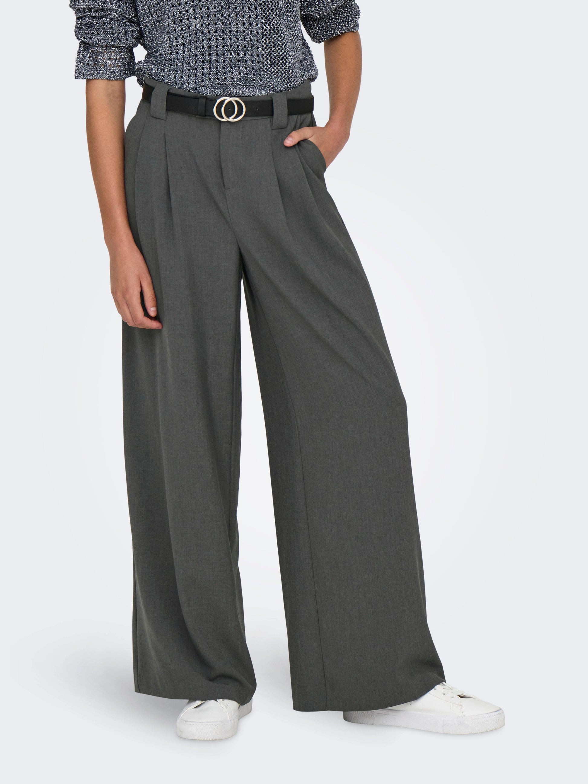 Only BOTTOMS Svea Melange Wide Leg Pant