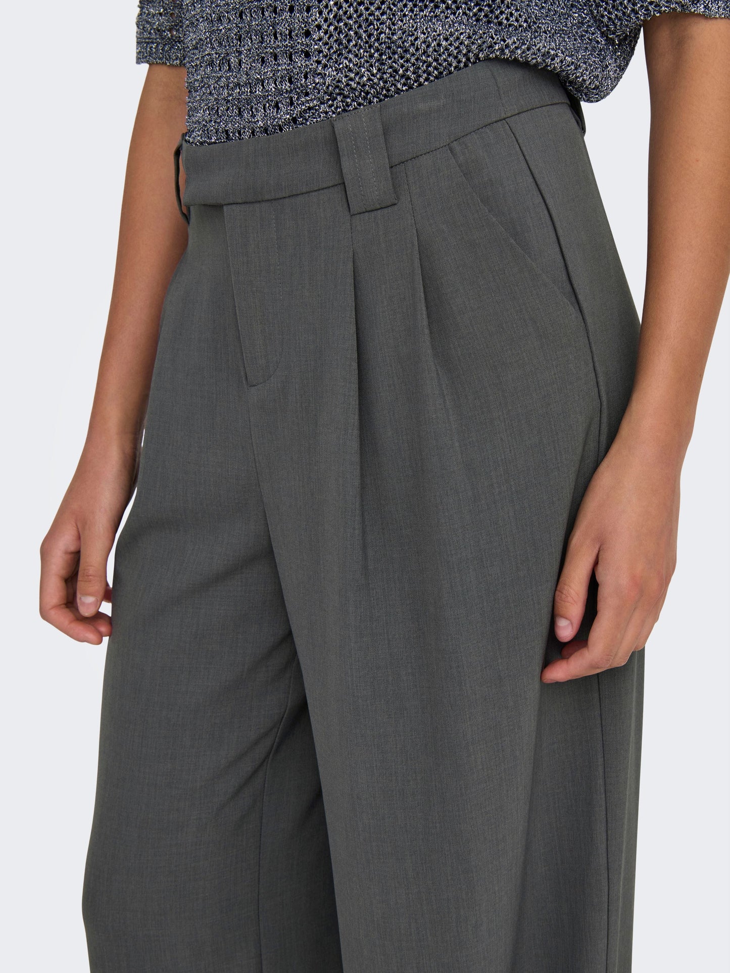 Only BOTTOMS Svea Melange Wide Leg Pant