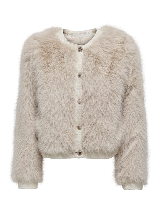 Only JACKETS ONLY VADA FAUX FUR MIX JACKET