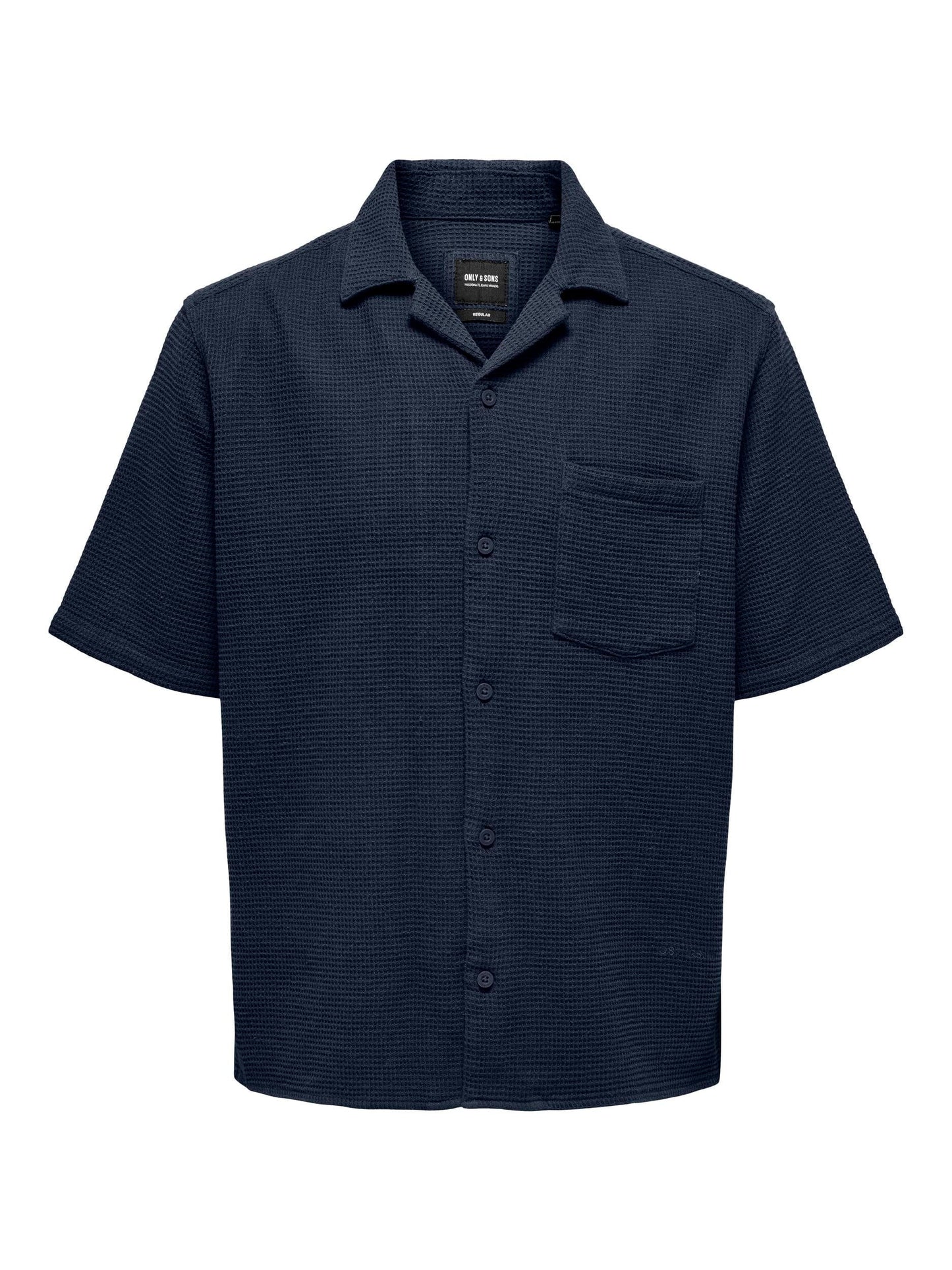 M TOPS - ONLY&SONS - Anson SS Waffle Shirt - PLENTY