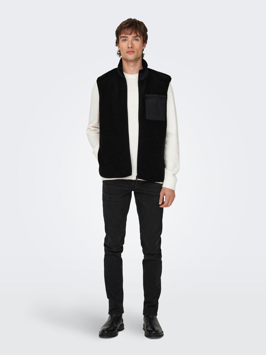 ONLY&SONS m jackets Dallas Sherpa Vest