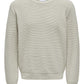 ONLY&SONS M SWEATERS Silver Lining / XXL Fulvio Reg 12 Structured Crew