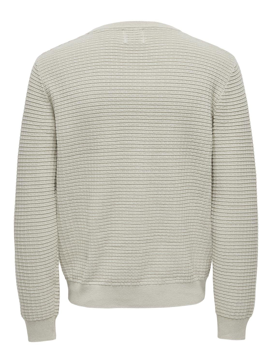 ONLY&SONS M SWEATERS Fulvio Reg 12 Structured Crew