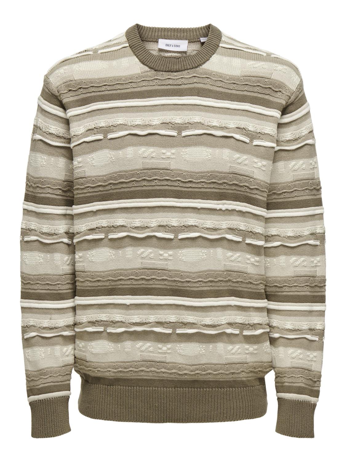 ONLY&SONS M SWEATERS Lucker Crew Knit