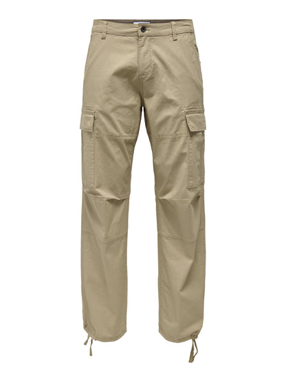 ONLY&SONS M BOTTOMS Chinchilla / 28 Ray Life Ripstop Cargos