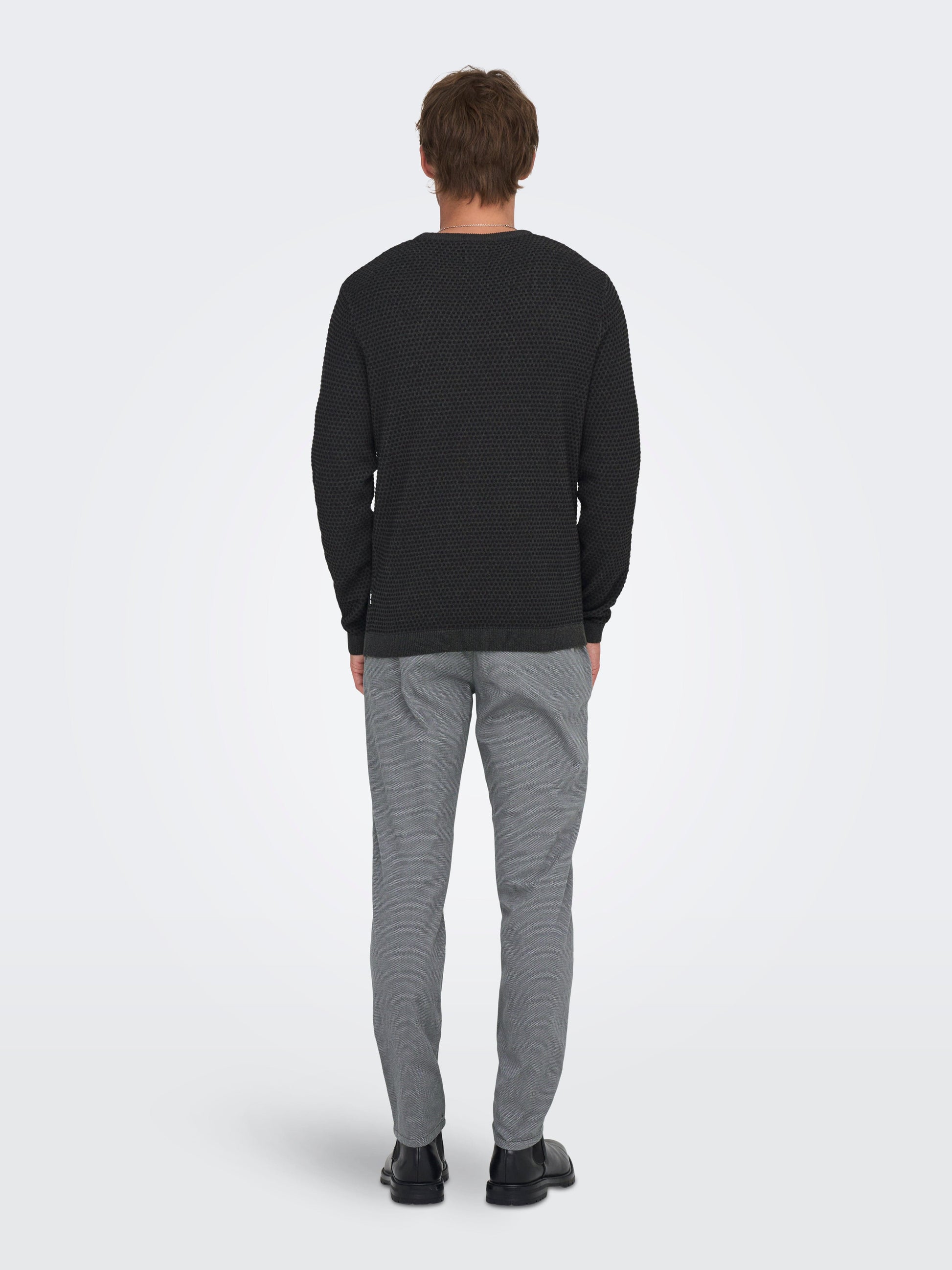 ONLY&SONS M SWEATERS Tapa Reg 12 Structured Crew