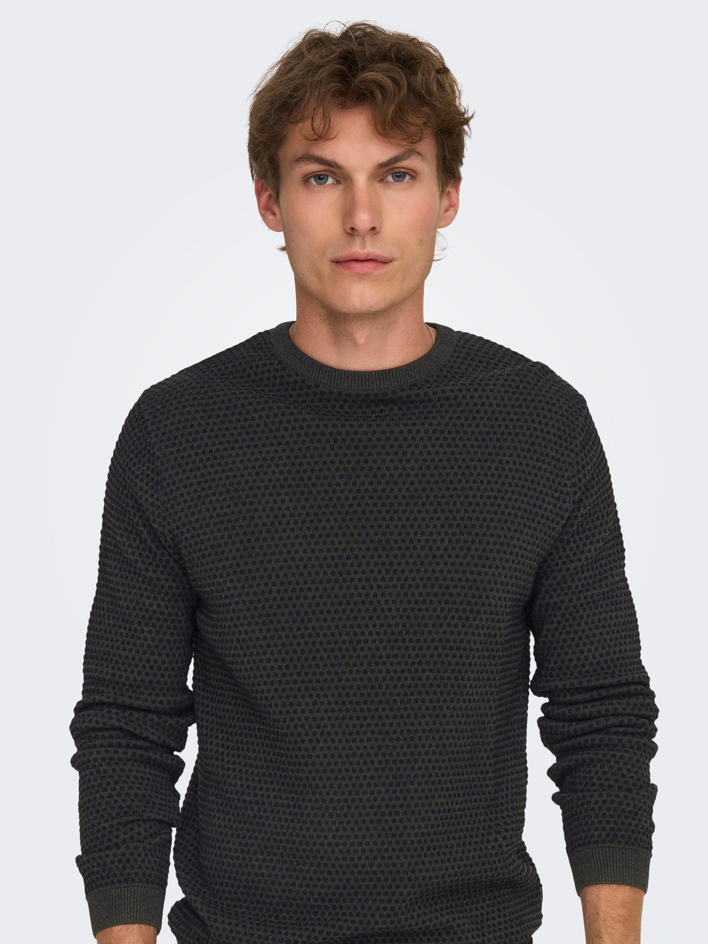 ONLY&SONS M SWEATERS Tapa Reg 12 Structured Crew