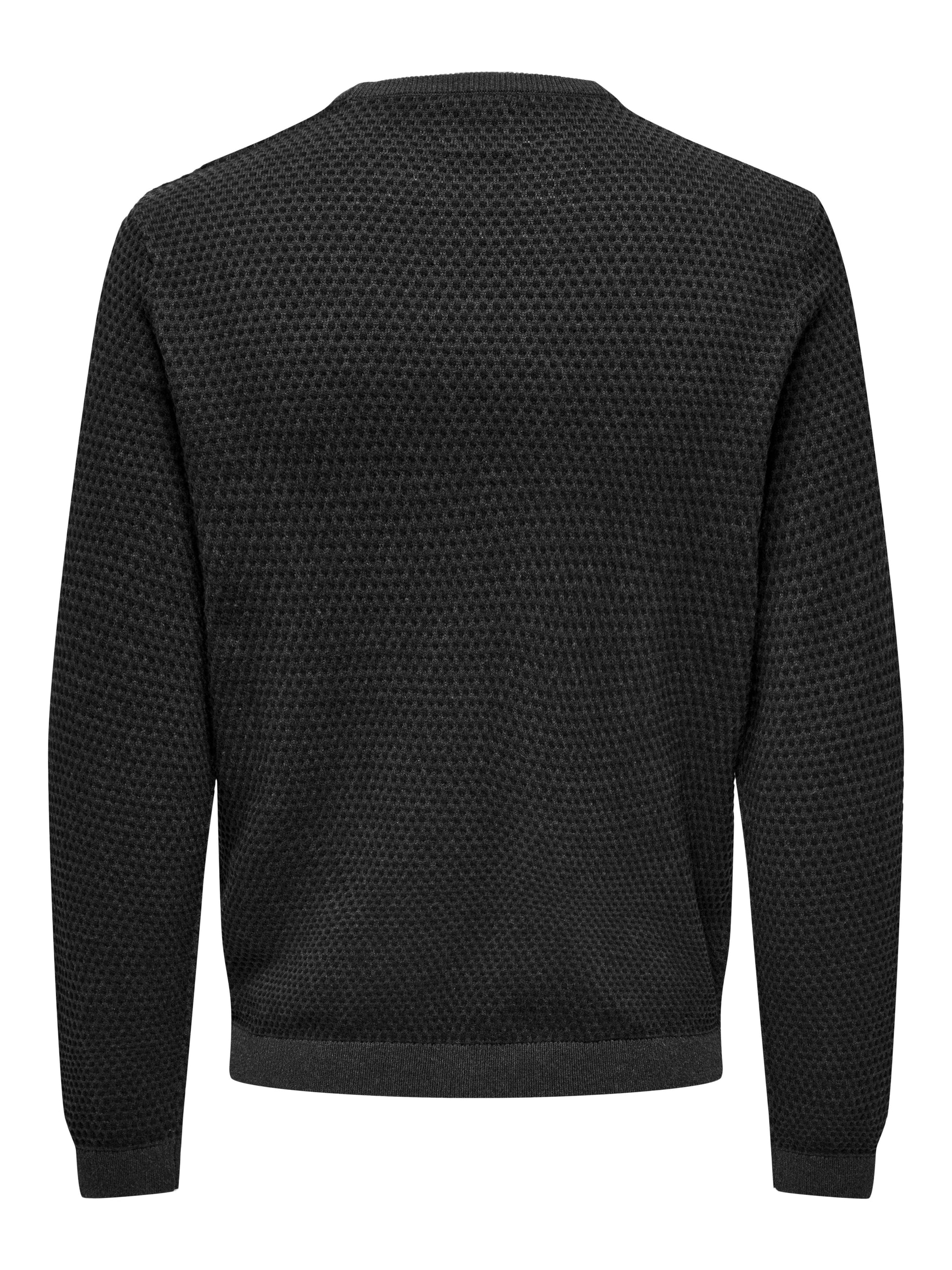 ONLY&SONS M SWEATERS Tapa Reg 12 Structured Crew