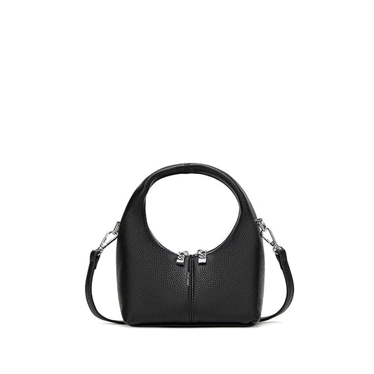 Pixie Mood BAGS Black Pebble Circle Crossbody Bag