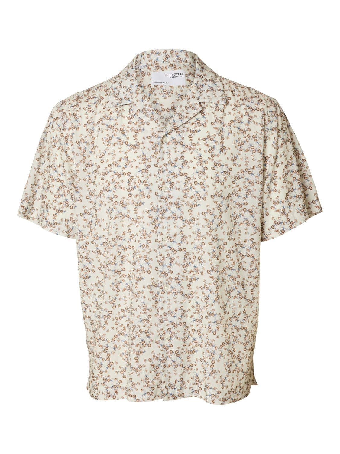 m tops - Selected - Relaxed Floral Shirt AOP - PLENTY