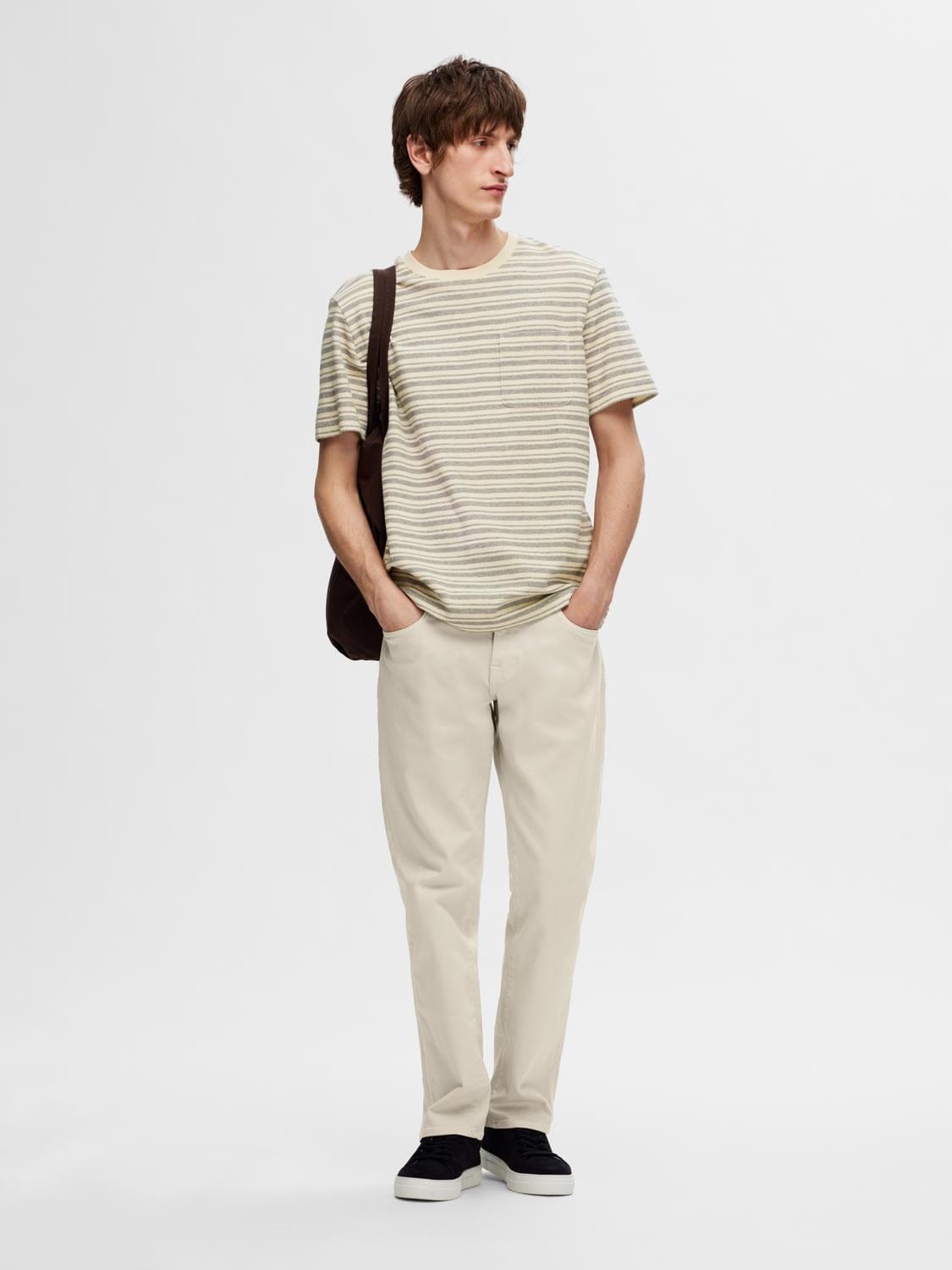 m tops - Selected - Sune Stripe Pocket Tee - PLENTY