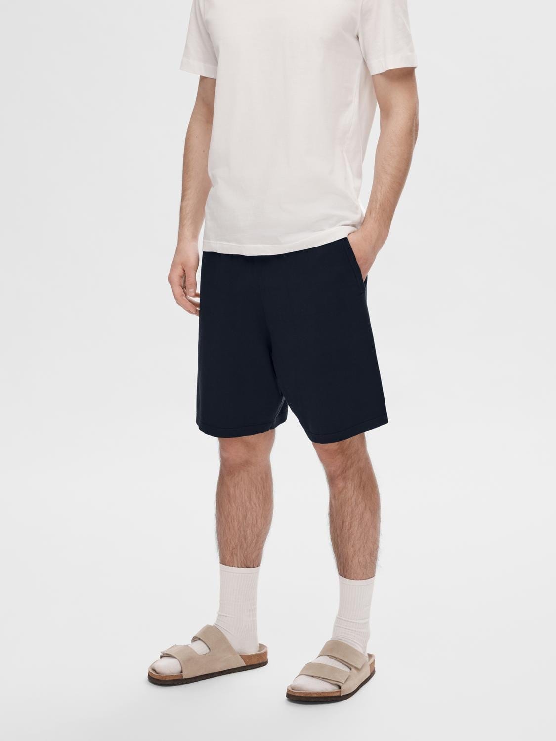 M BOTTOMS - Selected - Teller Knit Shorts - PLENTY