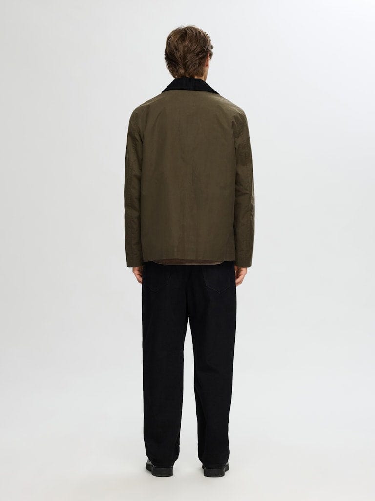 Selected m jackets Walter Waxed Cotton Jacket