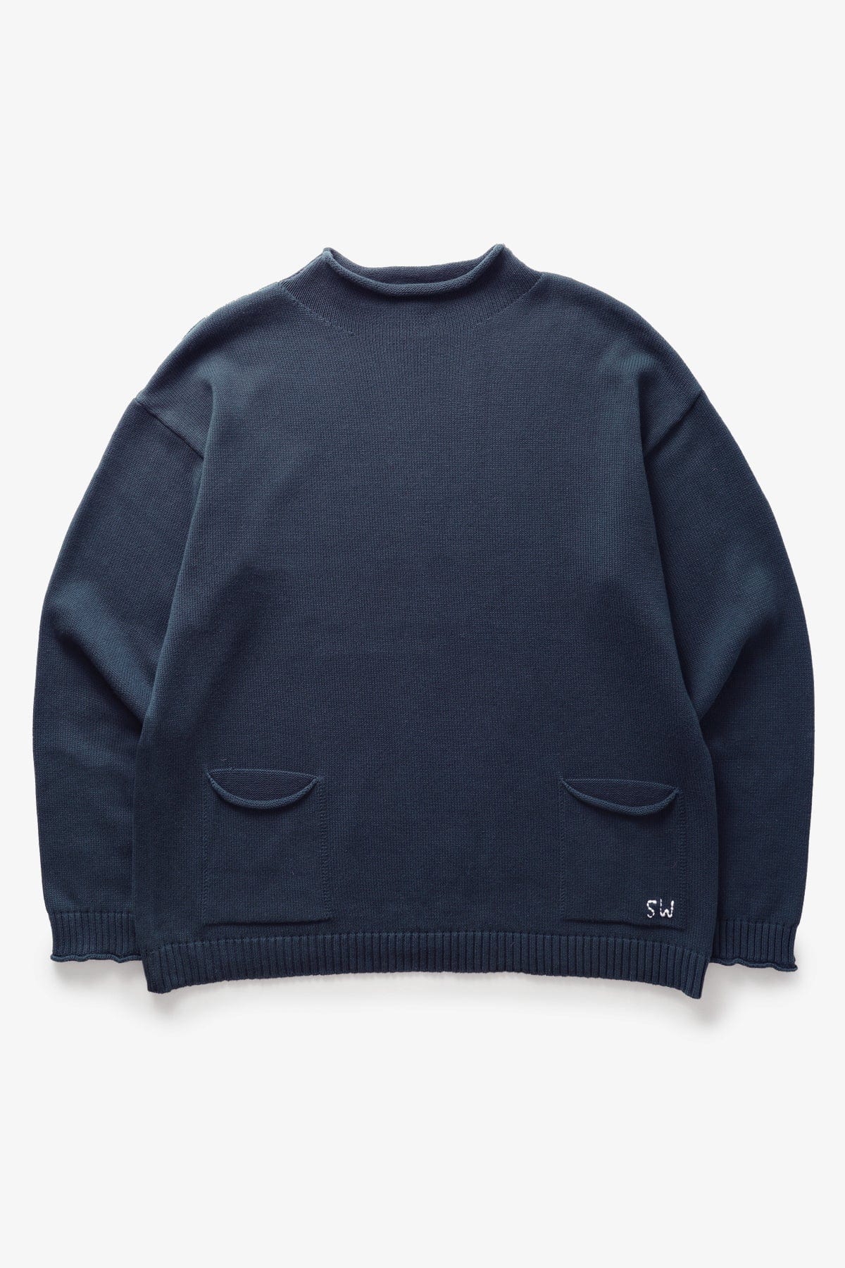 Mock Neck Smock Sweater