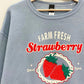 SWEET CLAIRE Sweater Farm Fresh Strawberry Sweatshirt