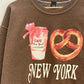 SWEET CLAIRE sweater New York Pretzel Sweatshirt