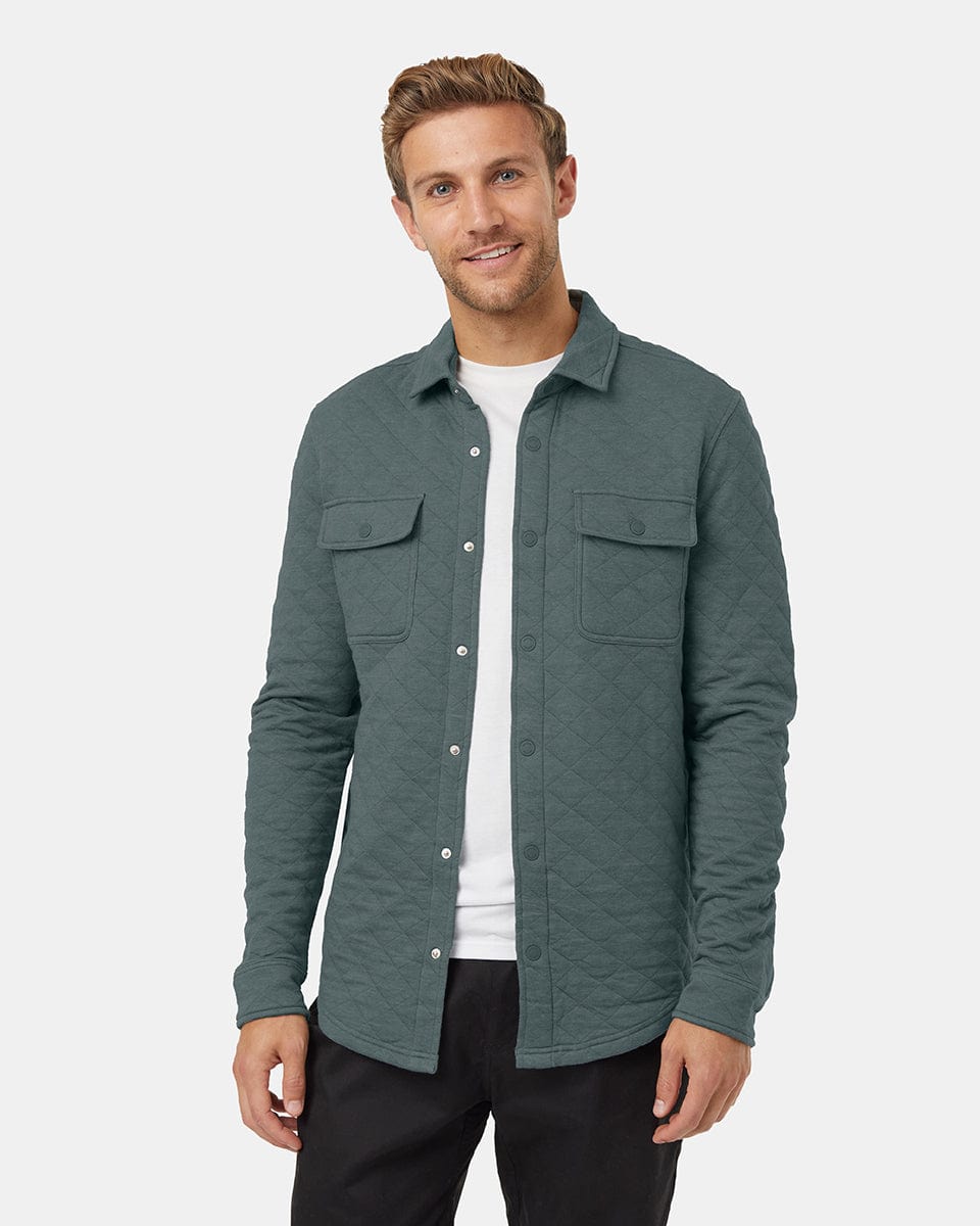 M TOPS - tentree - Colville Quilted Shacket - PLENTY