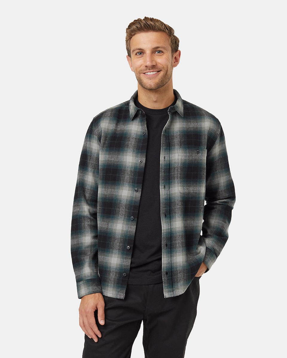 M TOPS - tentree - Forest Flannel Shirt - PLENTY