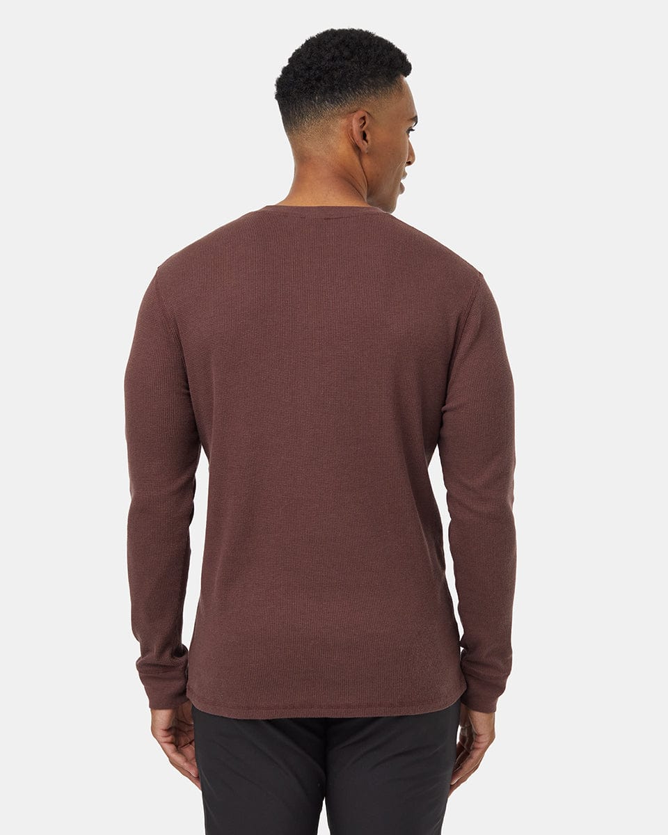 m tops - tentree - Tree Waffle Henley Longsleeve - PLENTY