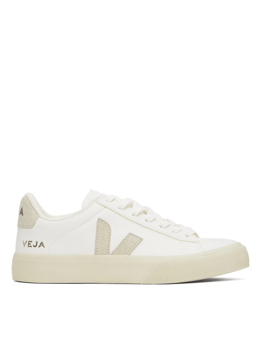 VEJA SHOES Extra White Natural Suede / 36 Campo ChromeFree Leather Sneaker