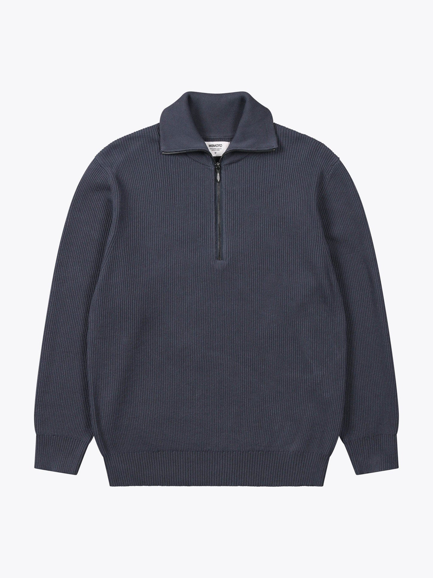 WEMOTO M SWEATERS Dark Ocean / S Turner Quarter Zip Sweater