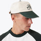 Zanerobe ACCESSORIES Vintage White/Forest Stitched Emblem Cap