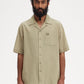 M TOPS - FRED PERRY - Lightweight Texture Revere Collar Shirt - PLENTY