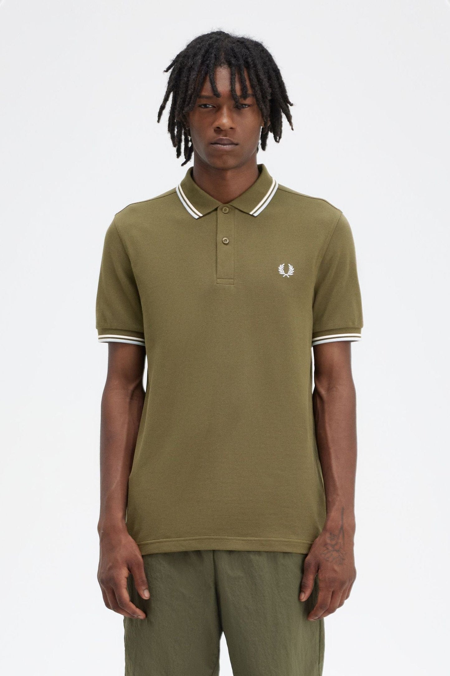 m tops - FRED PERRY - Twin Tipped Shirt - PLENTY