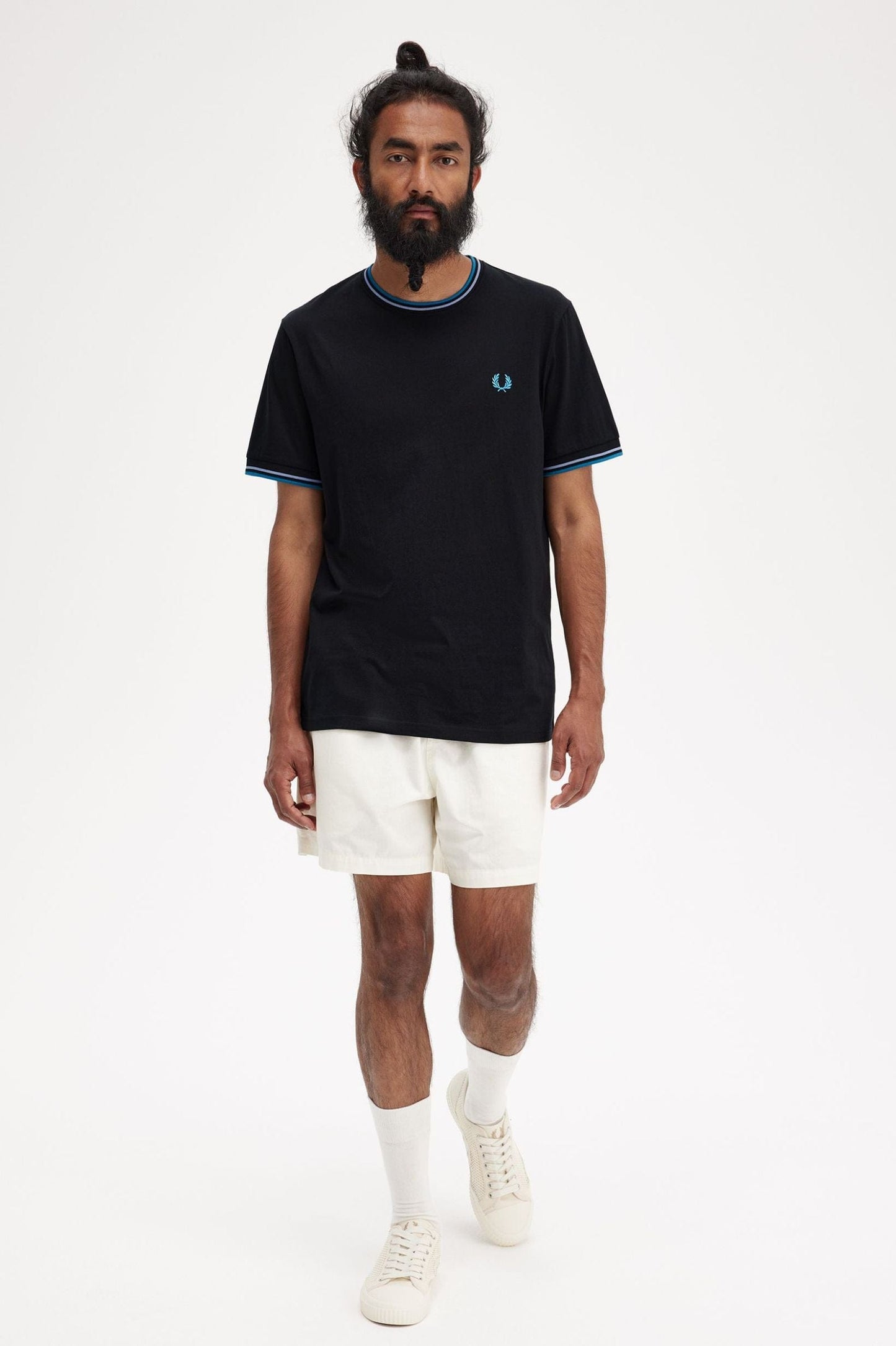 m tops - FRED PERRY - Twin Tipped T-Shirt - PLENTY