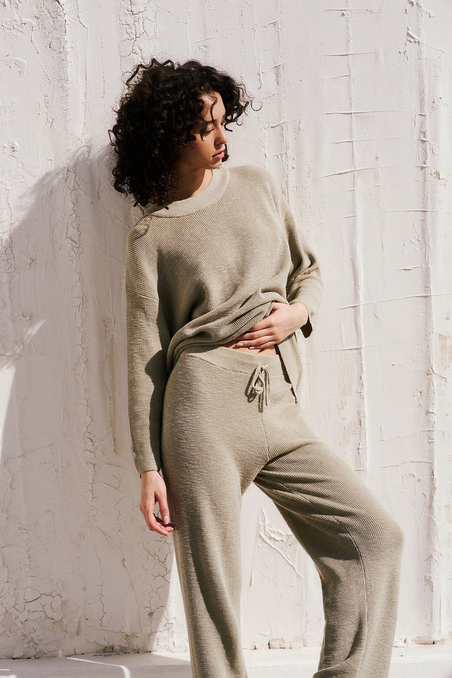 Sweater - FREE PEOPLE - Malibu Sweater Pant Set - PLENTY