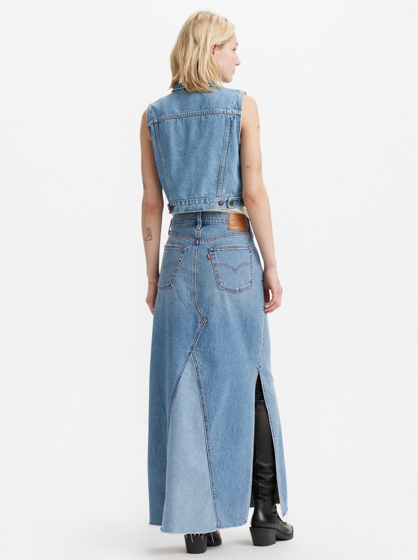 BOTTOMS - LEVI'S - Iconic Long Skirt With Slit - PLENTY