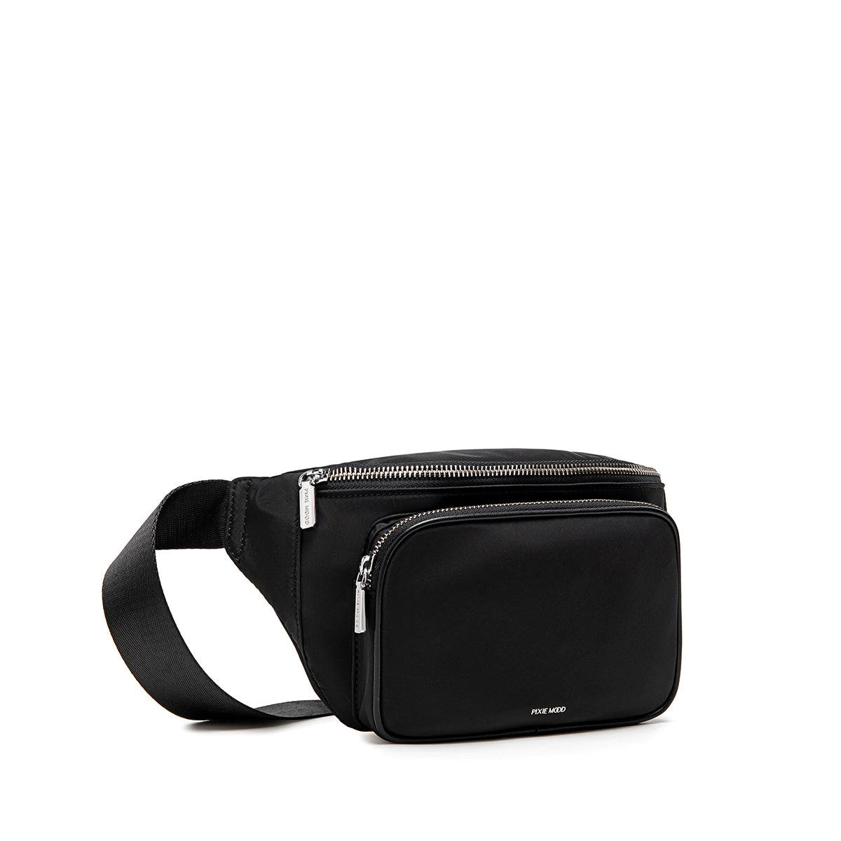 Pixie Mood Bags Black Nylon Aaliyah Fanny Pack