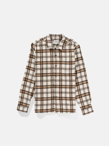 RHYTHM M TOPS Natural / S Albert Check Shirt